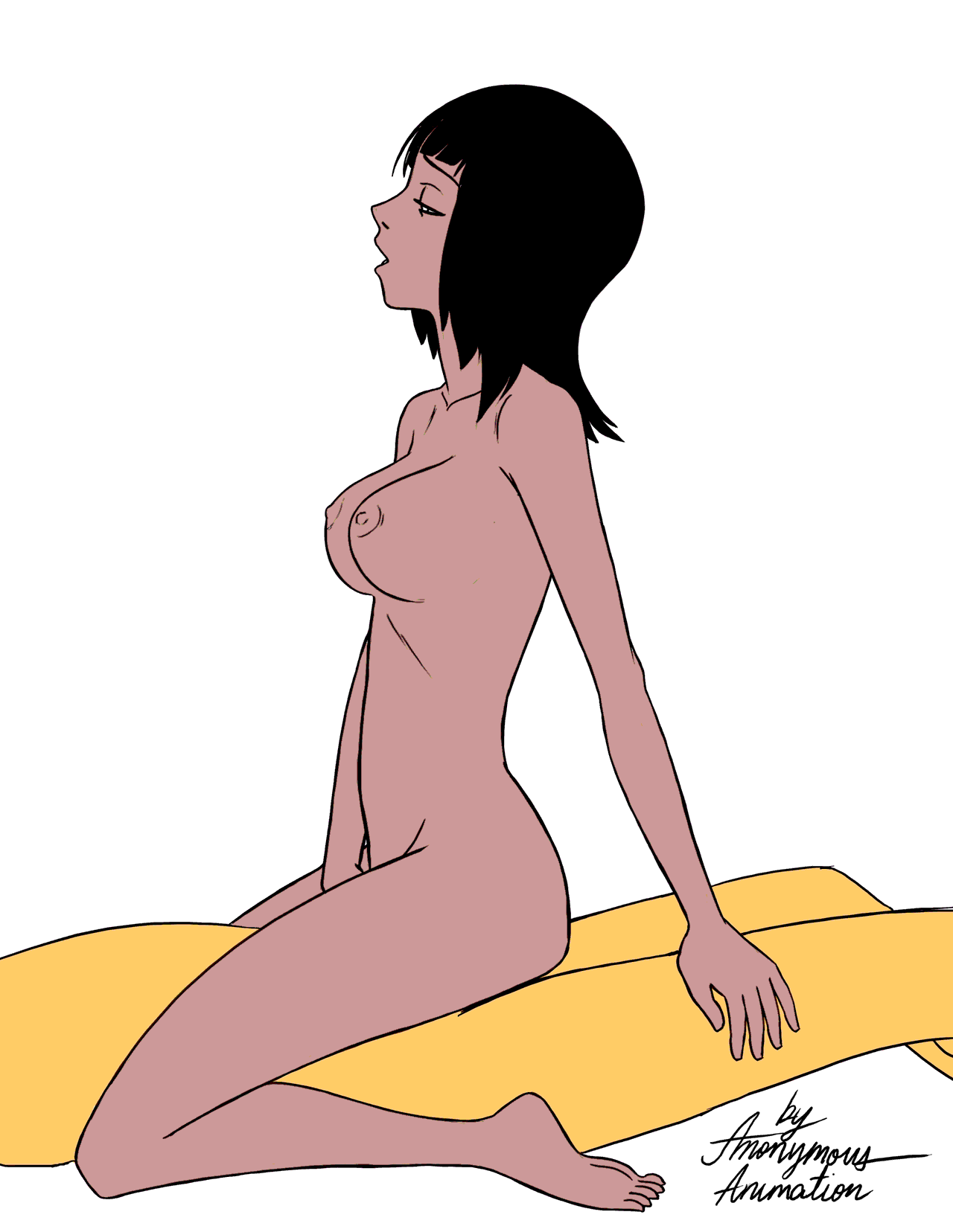Toon sex pic ##0001301568822 animated animated animation black hair cowgirl  moaning nico robin one piece tanned skin | One Piece Hentai