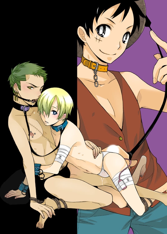536px x 750px - Toon sex pic ##0001301397487 3boys anal insertion anal vibrator blonde hair  bondage collar gag gay green hair leash male male only monkey d. luffy one  piece rope roronoa zoro sanji scar vibrator
