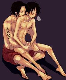 Toon sex pic ##000130303517 monkey d. luffy one piece portgas d. ace yaoi