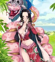 Toon sex pic ##00013062070 boa hancock breasts cape cleavage epaulettes highres one piece salome (one piece) skull snake