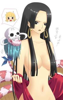 Toon sex pic ##00013061801 boa hancock breasts convenient censoring hair over breasts highres long hair nude one piece salome (one piece) snake