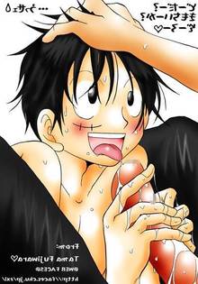 Toon sex pic ##000130284472 gay male male only monkey d. luffy one piece oral tagme yaoi