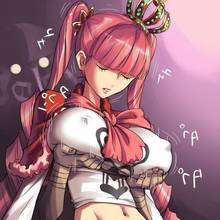Toon sex pic ##000130294709 breast grab breast lift breasts closed eyess crown drill hair erect nipples eyess closed gothic lolita large breasts long hair midriff mosha navel nipples one piece perona pink hair twin drills twintails usopp