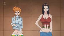 Toon sex pic ##0001301242316 2girls nami one piece robin sweater tagme