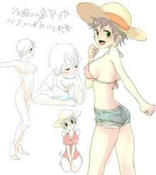 Toon sex pic ##0001301123201 rule 63 monkey d. luffy one piece
