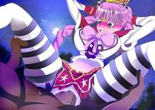 Toon sex pic ##0001301042269 blush breasts large breasts moon night one piece open mouth penis perona pink hair rape saliva sex taiyaki (artist) twintails vaginal penetration