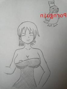 Toon sex pic ##000130982242 nami one piece poorly drawn pornguin