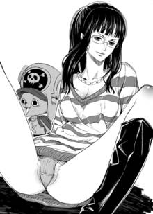 Toon sex pic ##000130541269 boots breasts cleavage glasses hat highres jewelry jumper large breasts lingerie necklace nico robin one piece tony tony chopper underwear