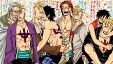 Toon sex pic ##0001301433006 6+boys abs black hair blonde hair clothed freckles gay hug male male only marco monkey d. luffy monkey d luffy multiple boys multiple persona muscle one piece open clothes open shirt portgas d. ace portgas d ace red hair shanks silvers rayleigh smile tattoo white hair yaoi